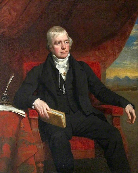 Sir Walter Scott John Graham Gilbert oil painting